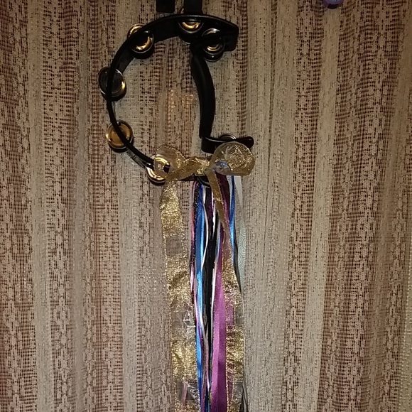Gypsy Custom Moon Tambourine Ribbons/Beads - Picture 5 of 8